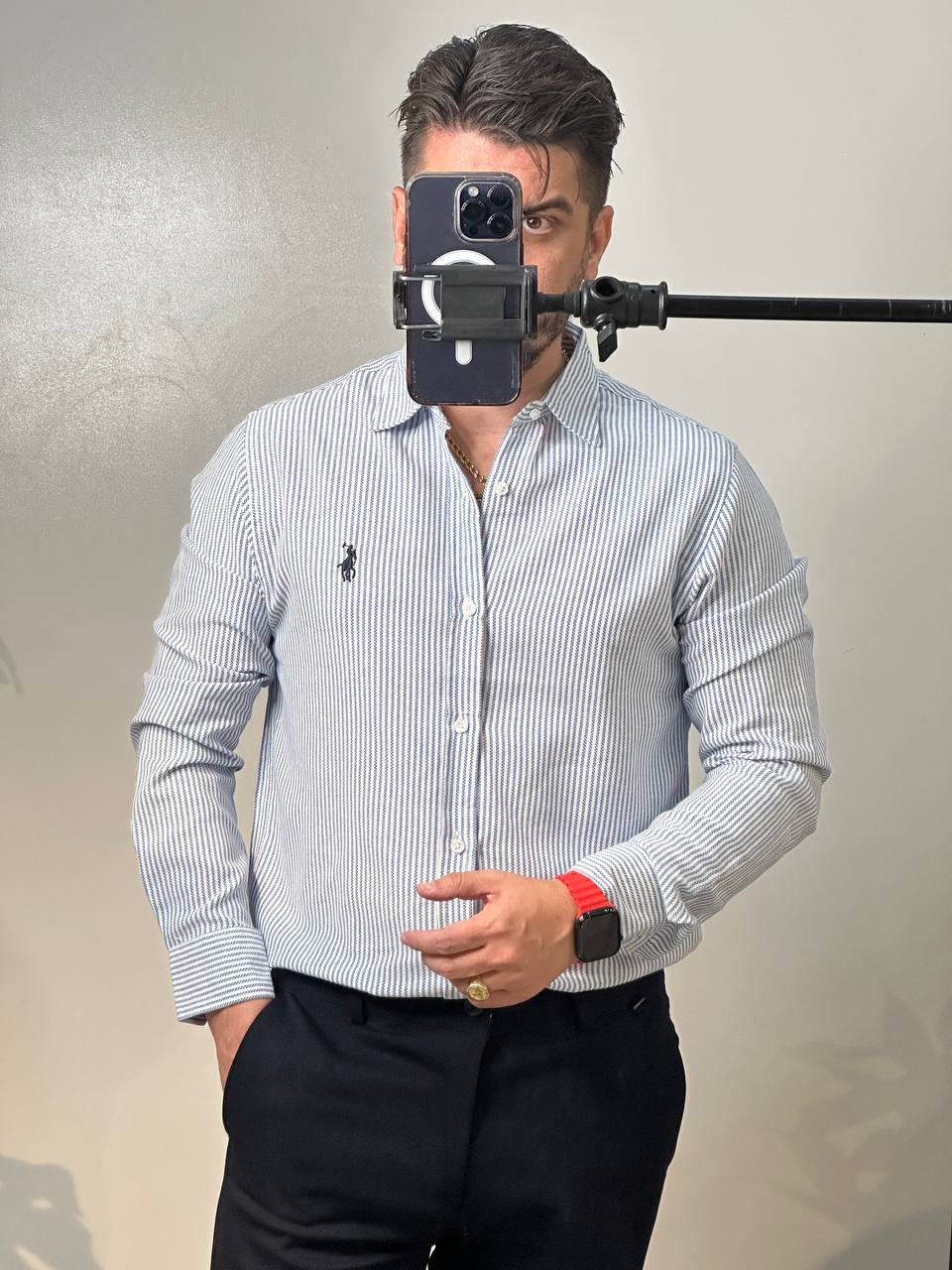 پیراهن راه راه جودون POLO